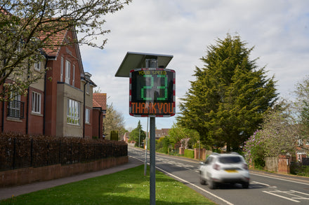 EVOLIS Vision Solar Powered Speed Sign With Data Logging VAS SID