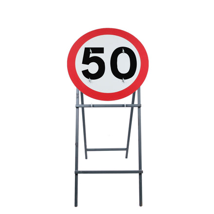 50mph | Quick Fit Sign Face Dia. 670 (Face Only) | 750mm