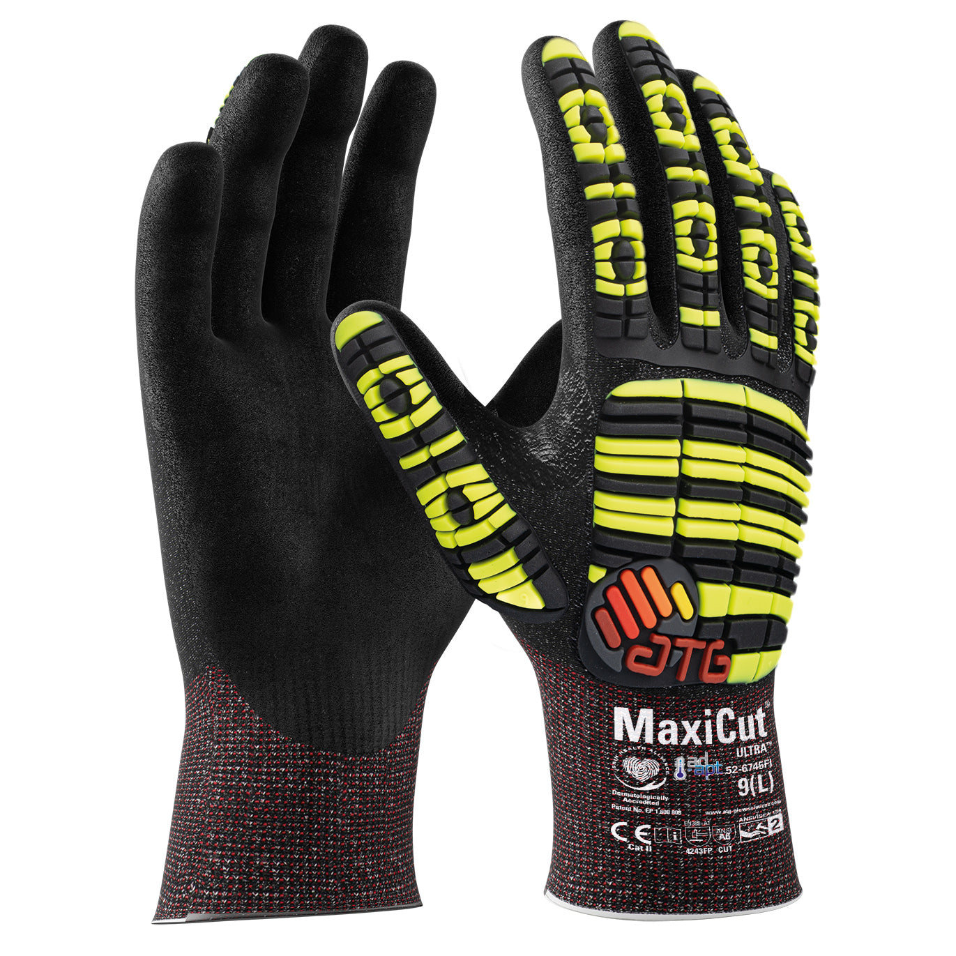 ATG MaxiCut Ultra Gloves 52-6745FI Cut 5C Palm Coated Pair