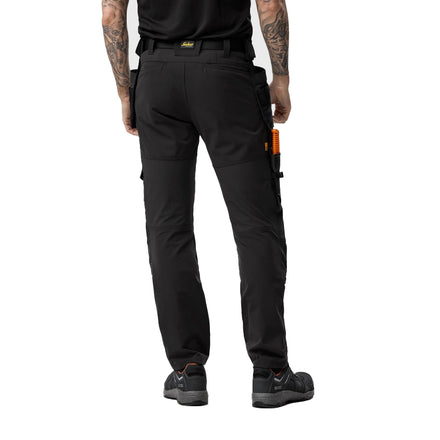 Snickers Workwear 6218 AllroundWork Stretch Trousers Holster Pockets | Black/Black