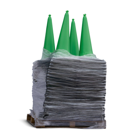 JSP Green Quad Cone - Chain Holding Road Cone 1000mm