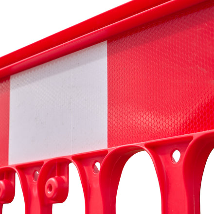 Adhesive Retro-Reflective Tape Strip for Barriers & Posts - 1.25m Strips