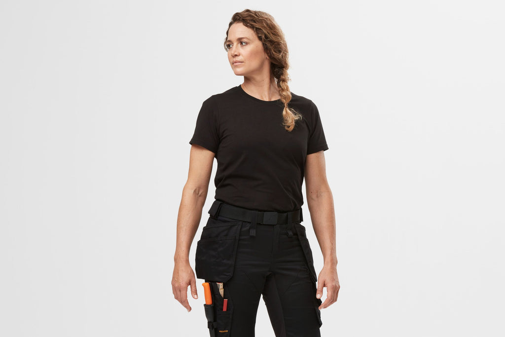 Snickers 2517 AllroundWork, Women's T-Shirt Organic Cotton - Black