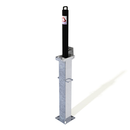 Autopa RetractaPost Galvanised Retractable Bollard External Lock 500mm