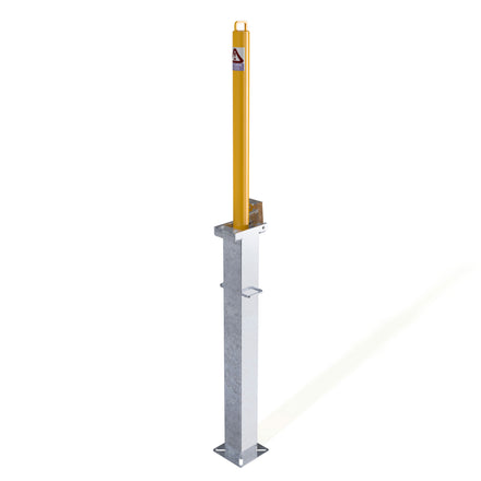 Autopa RetractaPost Galvanised Retractable Bollard External Lock 745mm