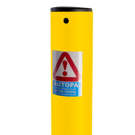Autopa Fixed Galvanised Parking & Security Post Plastic Cap - 750mm (No Fixings)
