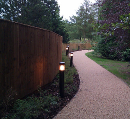 Autopa Ornamental Galvanised Steel Illuminated Bollard 1000mm - GFC9000i