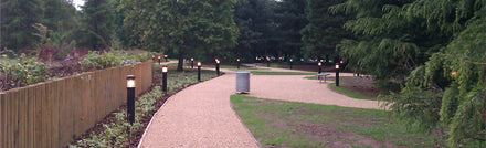 Autopa Ornamental Galvanised Steel Illuminated Bollard 1000mm - GFC9000i