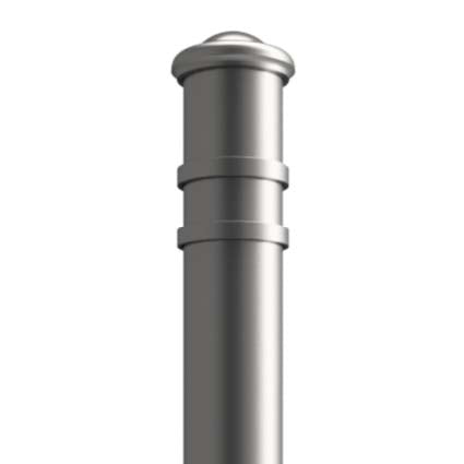 Autopa Ornamental Galvanised Steel Bollard 1000mm - GFC1700 (No Fixings)