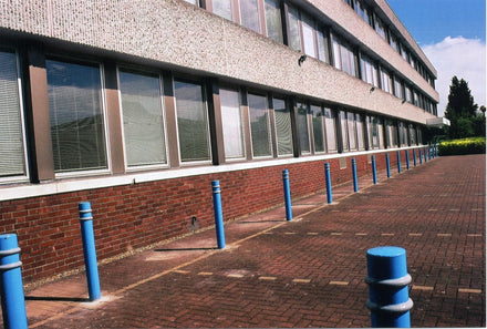 Autopa Ornamental Galvanised Steel Bollard 1000mm - GFC2R (No Fixings)