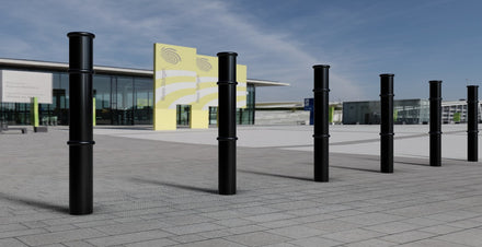 Autopa Ornamental Galvanised Steel Bollard 900mm - GFC3000 (No Fixings)