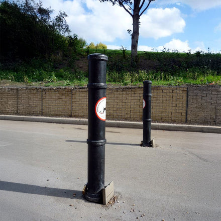 Autopa Ornamental Galvanised Steel Bollard 900mm - GFC4000 (No Fixings)