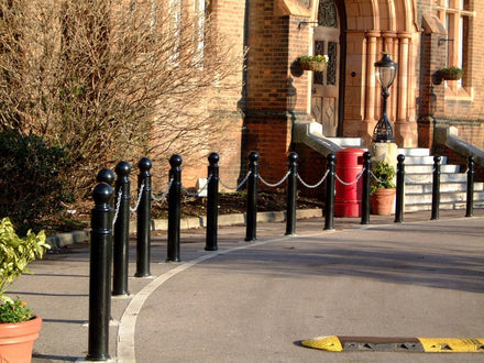 Autopa Ornamental Galvanised Steel Bollard 1000mm - GFC5000 (No Fixings)