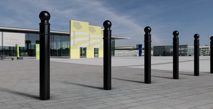 Autopa Ornamental Galvanised Steel Bollard 1000mm - GFC5000 (No Fixings)