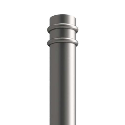Autopa Ornamental Galvanised Steel Bollard 1000mm - GFC6R (No Fixings)