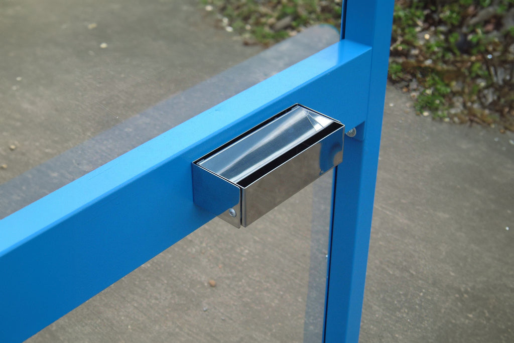 Autopa Stainless Steel Wall Ashtray For Smoking Shelters (No Fixings)