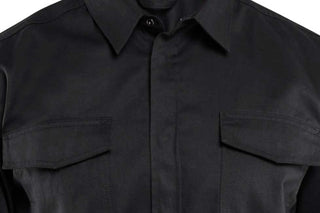 BlakladerShirt_Front Cover With Hidden Metal Buttons