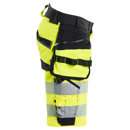 Blaklader 1120 Hi Vis Shorts 4 Way Stretch Hi Vis Yellow Black Right