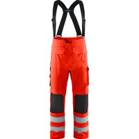 Blaklader 1302 Hi-Vis Red Rain Trousers