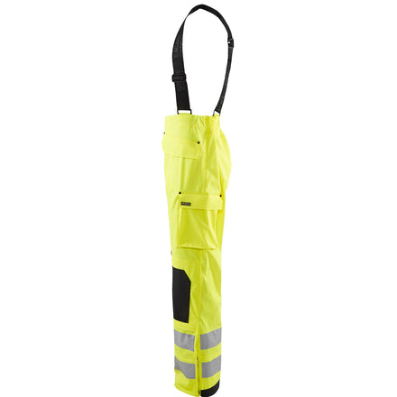 Blaklader 1302 Hi Vis Rain Trousers Hi Vis Yellow Left