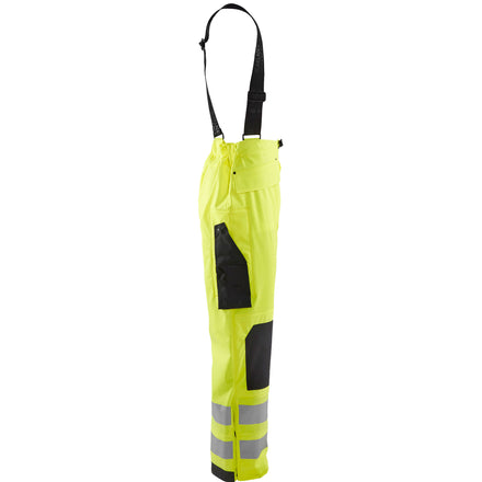 Blaklader 1302 Hi Vis Rain Trousers Hi Vis Yellow Right