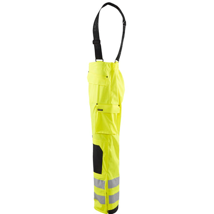 Blaklader 1306 Hi Vis Rain Trousers Hi Vis Yellow Left