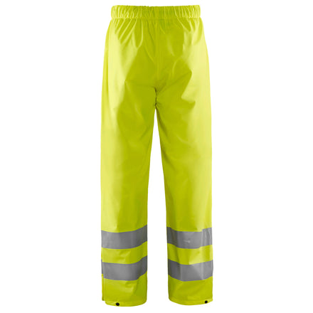 Blaklader 1384 Hi Vis Rain Trousers Hi Vis Yellow Back