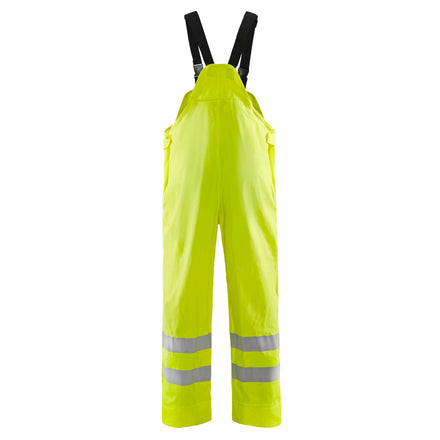 Blaklader 1386 Bib Trousers Hi Vis Level 3 Hi Vis Yellow Back