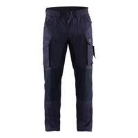 Blaklader 1486 Navy Blue Arc Flash & Fire Retardant Inherent Trousers With Stretch