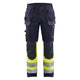 Blaklader 1489 Multinorm Inherent Trousers Navy Blue Hi Vis Yellow Main
