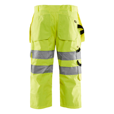Blaklader 1539 Hi Vis Pirate Shorts Hi Vis Yellow Back
