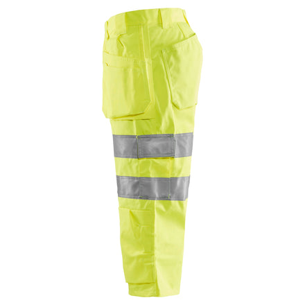 Blaklader 1539 Hi Vis Pirate Shorts Hi Vis Yellow Left