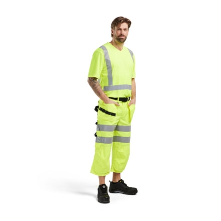Blaklader 1539 Hi Vis Pirate Shorts Hi Vis Yellow Model