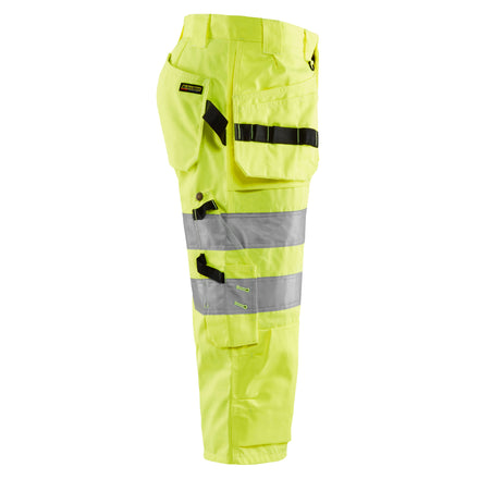 Blaklader 1539 Hi Vis Pirate Shorts Hi Vis Yellow Right