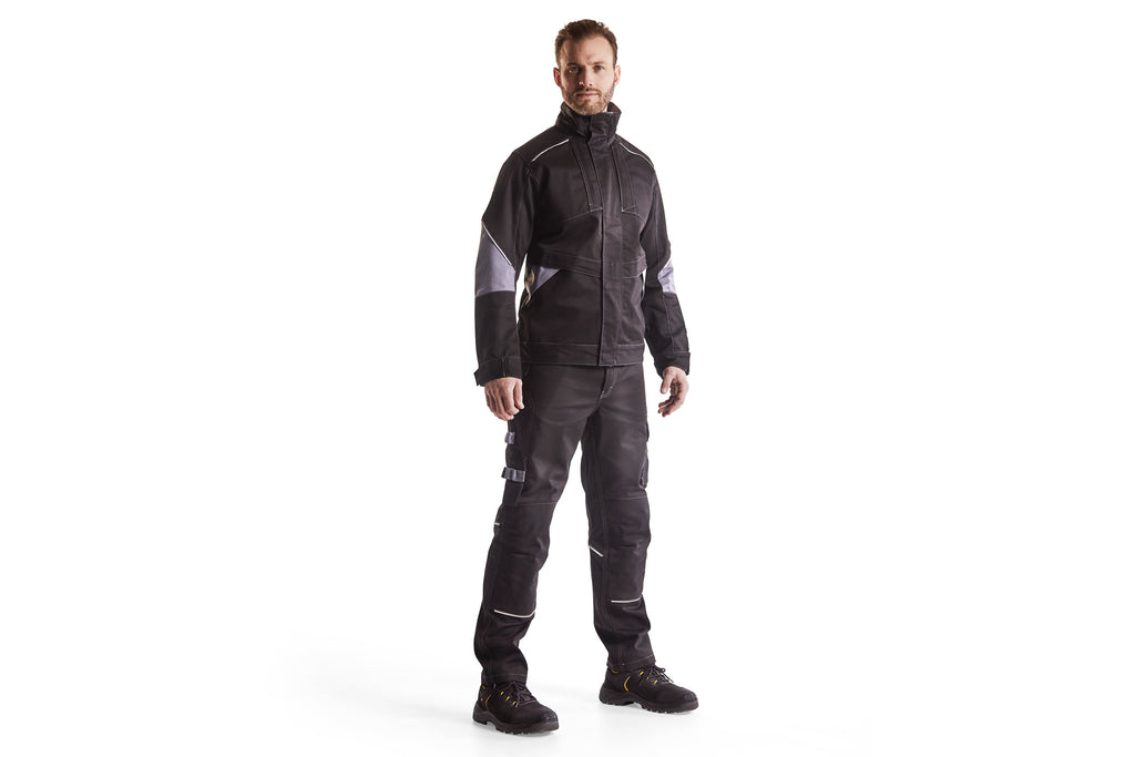 Blaklader 1561 Black/Grey Arc Flash & Fire Retardant Trousers
