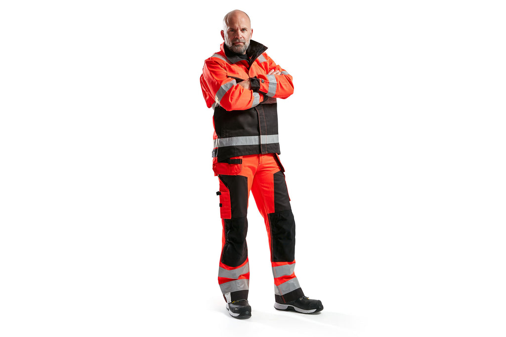 Blaklader 1568 Hi-Vis Craftsman Trousers With Holster Pockets