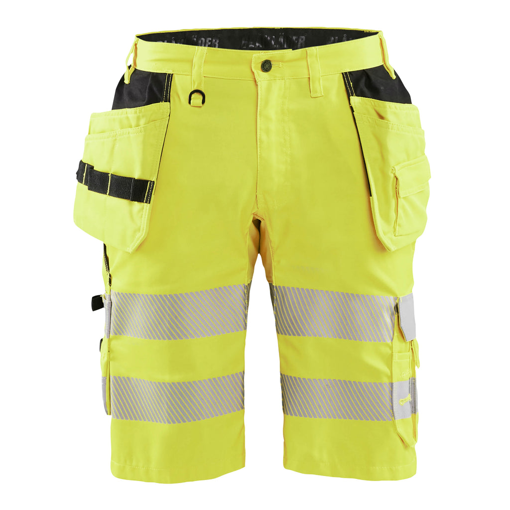 Blaklader 1586 Hi Vis Shorts With Stretch Hi Vis Yellow Main
