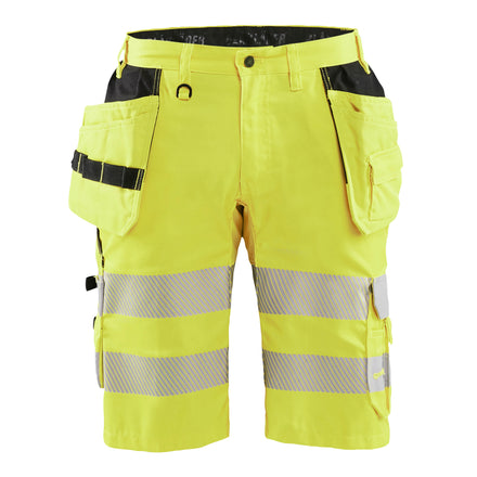 Blaklader 1586 Hi Vis Shorts With Stretch Hi Vis Yellow Main