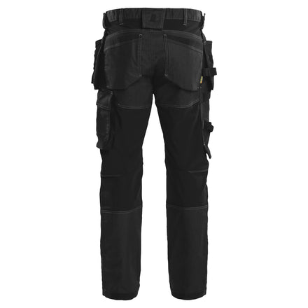 Blaklader 17501141 Craftsman Denim Trousers With Stretch Black Back