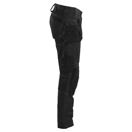 Blaklader 17501141 Craftsman Denim Trousers With Stretch Black Right