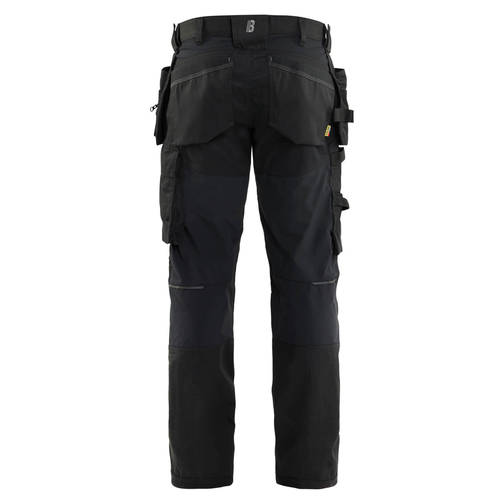 Blaklader 17501832 Craftsman Trousers With Stretch Black Back