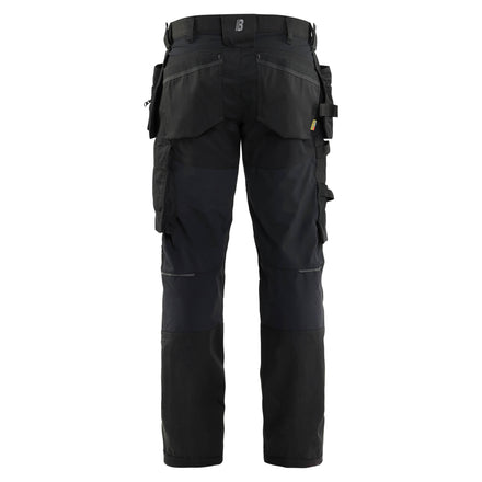 Blaklader 17501832 Craftsman Trousers With Stretch Black Back