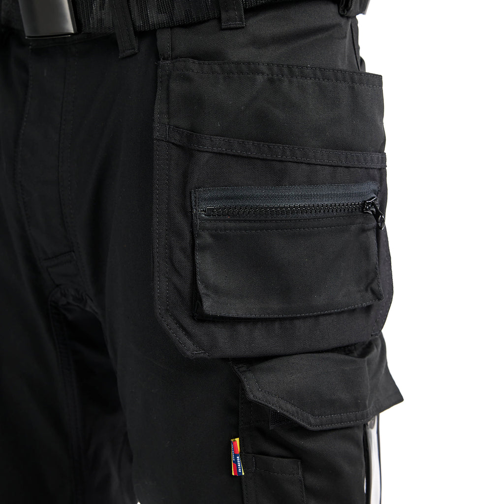 Blaklader 17501832 Craftsman Trousers With Stretch Black Feature 1