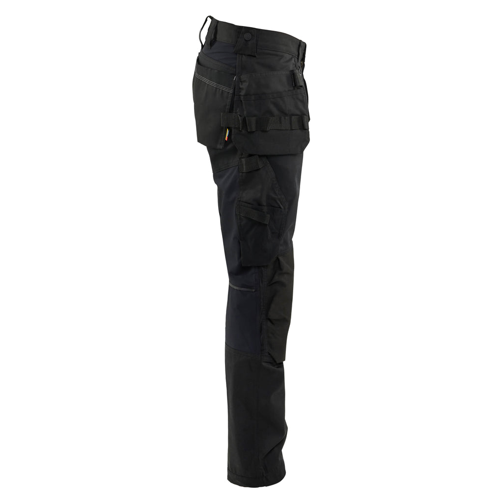 Blaklader 17501832 Craftsman Trousers With Stretch Black Right