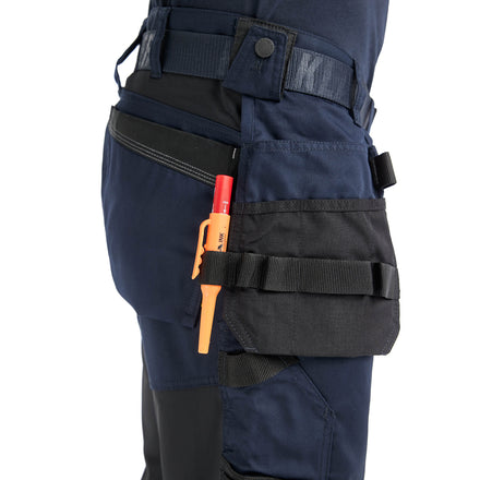 Blaklader 17501832 Craftsman Trousers With Stretch Dark Navy Blue Feature 2