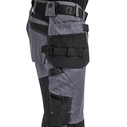 Blaklader 17501832 Craftsman Trousers With Stretch Mid Grey Feature 2