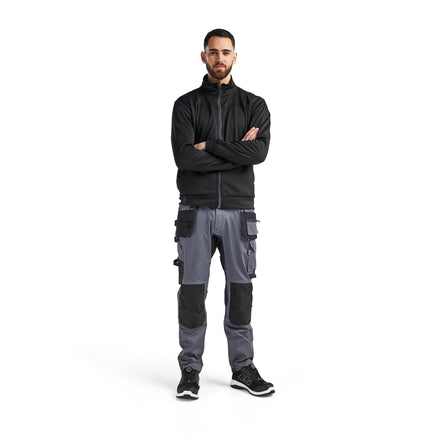 Blaklader 17501832 Craftsman Trousers With Stretch Mid Grey Model