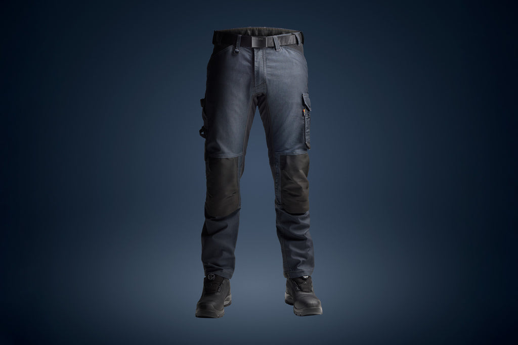 Blaklader 1751 Black Craftsman Denim Trousers With Stretch