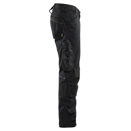 Blaklader 17511832 Craftsman Trousers With Stretch Black Right