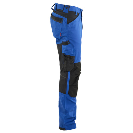 Blaklader 17511832 Craftsman Trousers With Stretch Cornflower Blue Black Right